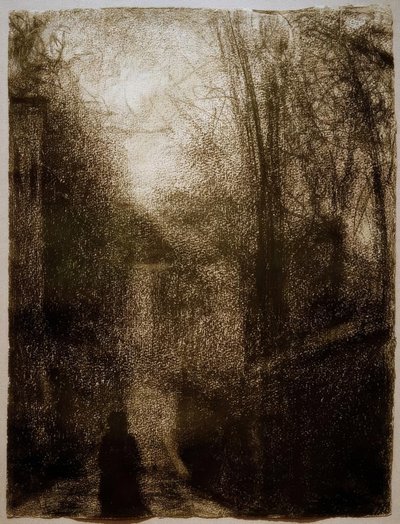 Following the Path by Georges Seurat